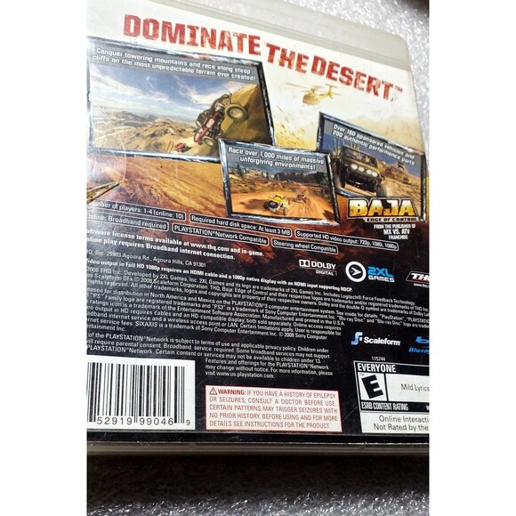 2008 Sony PlayStation 3 Baja Edge of Control PS3 Game CIB Game Manual Included - Picture 6 of 8